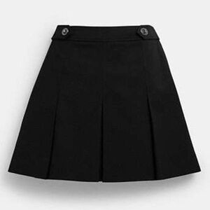 Coach Mini Skirt With Turnlocks size 10